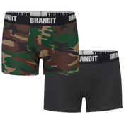 Moške boksarice (set 2 kosov) BRANDIT - 4501-woodland+black
