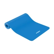 shumee Gimnastična podloga za jogo, pilates, fitnes, 183x61cm, debelina 6mm, material TPE, modra, REBEL ACTIVE