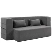 Homestar Sofa postelja za 2 osebi 203x95x75 cm siva