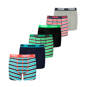 Puma Boys AOP Boxer 6 pack, Size 12, Clothing