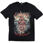 Slayer World Painted Blood Skull Black M Majica