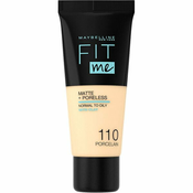 Maybelline Fit Me! Matte + Poreless puder z mat učinkom 30 ml odtenek 128 Warm Nude za ženske