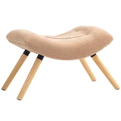HOMCOM HOMCOM sedežni tabure poliester, pena 67D x 45Š x 38V cm rjavo, (5000235430)