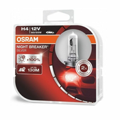 Osram H4 Night Breaker Silver +100% BOX 2 kosa