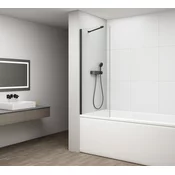 Zaslon za kad FISA 800x1500mm, črna mat/čisto steklo - Polysan - 36 - 800 - 1500 - 6 - 14