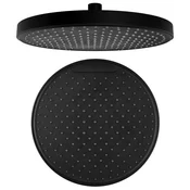 Head shower, diameter 255mm, Silicone Nozzles ABS/black matt - Črna mat barva - Sapho - 24 - Plastika - Krožni - 19 - 14