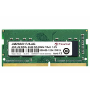 SO-DIMM DDR4 4GB 2666MHz CL19 Single (1x 4GB) Transcend - 1,2V (JM2666HSH-4G)
