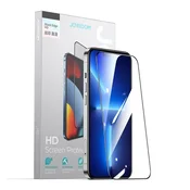 shumee Celozaslonsko kaljeno steklo za iPhone 14 Plus z okvirjem transparent Knight 2.5D TG