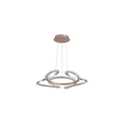 Searchlight 66110CP - LED prigušivi luster na sajli DOODLE LED/40W/230V mesing