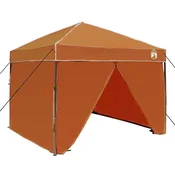Vidaxl Nadstrešni šotor Oranžna 243 x 243 x 251 cm blago