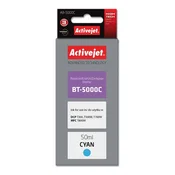 slomart steklenička s črnilom activejet ab-5000c (nadomestna steklenička brother bt-5000c; supreme; 50 ml; modra)