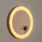 BEGA LED ogledalo Studio Line črno-medeninasto, O 50 cm - Kopalnica - mat medenina, črna - Aluminij