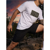 Sinsay - Slim fit majica s kratkim rukavima - belo