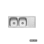 Boloco Ugradna sudopera BL 895, o90, 116×50cm, Hrom