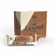 Beljakovinska ploščica Lean Layered Bar - 6x40g - Chocolate and Cookie Dough