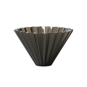 Origami lijak dripper S črn
