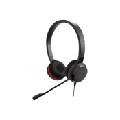 Jabra EVOLVE 20 MS Stereo USB Headband Special Edition Noise cancelling, USB connector, with mute-button and volume control on the cord, with leatherette ear cushion, Microsoft optimized (4999-823-309)