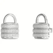 Guess Bleščeči jekleni uhani Guess My Secret JUBE05419JWRHT/U