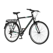 Bicikl Tour Explorer Axys 28 Alu 23 V-Brake 6 Brzina 175-193cm (Xl) Crno Zeleni Mat