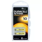 6 kmd Baterija za slušne aparate DA10 1,4V