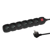 ESP Esperanza ELK218K power extension 3 m 6 AC outlet(s) Indoor Black