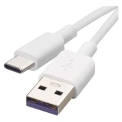 Kabel USB-A/USB-C, 2.0, polnjenje, podatki, 1,5 m, bela
