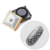 Creative Flow Color Gel - kreatywny NailArt żel do efektu topniejšcych, miękkich wzorów Stone Grey HEMA/Di-HEMA free 5 g
