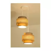 Brilagi - Luster na sajli RESNA 2xE27/60W/230V precnik 30 cm, smeda/bež