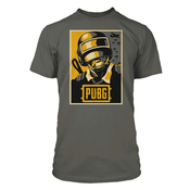 JINX T-SHIRT PUBG HOPE POSTER PREMIUM TEE-X-LARGE-CHARCOAL
