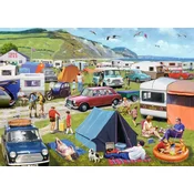 Ravensburger - Puzzle Dnevi prostega časa št. 5 - Kampiranje in karavaning - 1 000 kosov