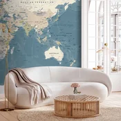 Foto tapeta - Vintage World Map 100x70 Standard