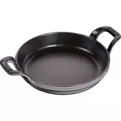 STAUB Okrogel grafitno sivi litoželezni pekač O 16 cm