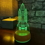 Gentilis RGB LED Lampa Space Shuttle