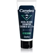 Delia Cosmetics Cameleo Men šampon in gel za prhanje za lase, brado in telo 150 ml