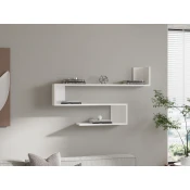 Hanah home Zidna polica Bela