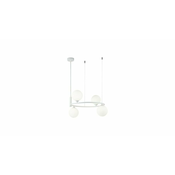 Maytoni MOD013PL-04W - Lestenec na vrvici RING 4xG9/25W/230V bela