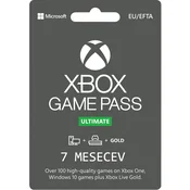 Xbox Game Pass Ultimate za 6 mesecev za Xbox One & Xbox Series & PC
