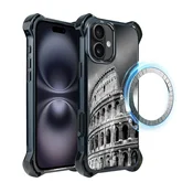 shumee Ovitek IBIZU DropGuard Ultra za iPhone 16 z MagSafe, Noir City, Colosseum