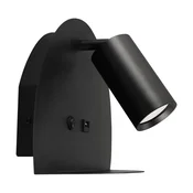 Ideus Stenska svetilka črna IP20 premična MOBI WLL GU10 35W 04189