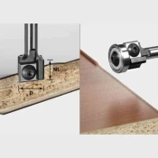 Rezkar za obrezovanje robov Festool rezili S8 HW D19 12x12 KL OFK