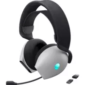 DELL Alienware Tri-Mode bežične gaming slušalice AW725H - Lunar Light 545-BBFV