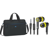 Defender torba za Laptop 15.6 RIVACASE 8037 Crna+Poklon Slušalice bubice sa mikrofonom Pulse 420