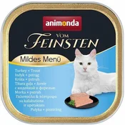 ANIMONDA Vom Feinsten Mildes Menu Pur Turkey and Trout - mokra hrana za mačke, 100g