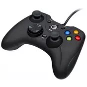 Nacon PC Gaming Controller GC-100XF 2 analog stick, 6 buttons, 2 triggers, 2 shoulder buttons, 2 vibration motors crni