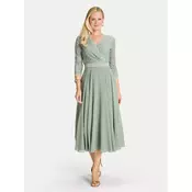 Swing Cocktail obleka 5AE29100 Zelena Regular Fit