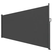 Homestar Zložljiv stranski nadstrešek 420x185 cm temno siv