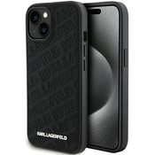 Karl Lagerfeld KLHCP15SPQKPMK iPhone 15 6.1 black hardcase Quilted K Pattern (KLHCP15SPQKPMK)