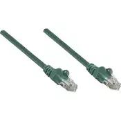 Intellinet Intellinet 730815 RJ45 omrežni kabel\, Patch kabel CAT 6 U/UTP 0.25 m zelena  1 kos, (20419733)