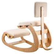 VEVOR Ergonomski stol za klečanje nastavljiv za pravilno držo 985x54x86 cm leseni