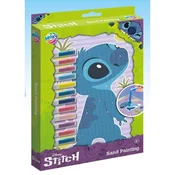DISNEY Set za slikanje v pesku - 4 kartice in 12 cevi s peskom